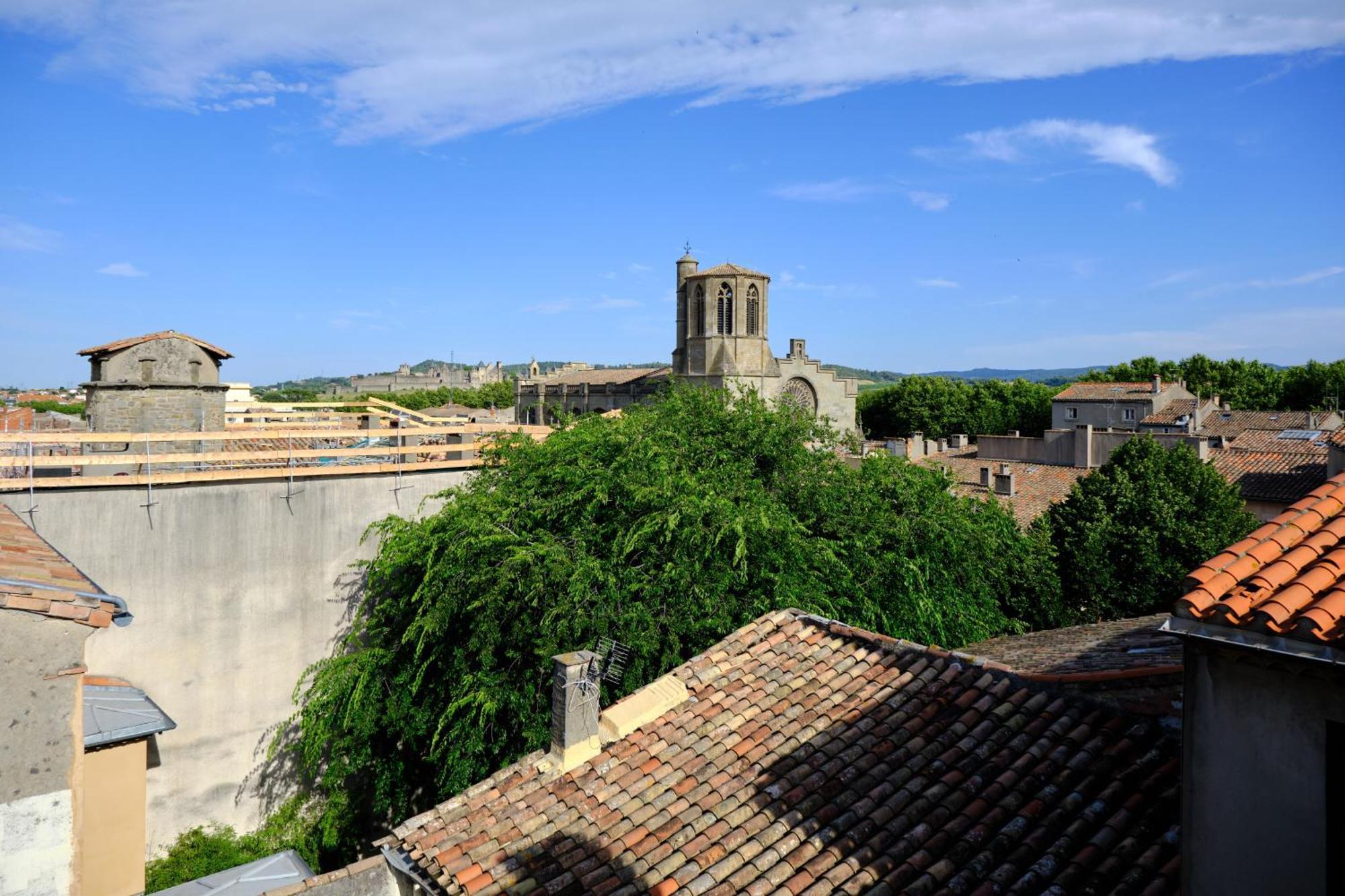 Appartamento Mon Toit Carcassonnais •Hypercentre •Terrasse •Vue Carcassonne Esterno foto