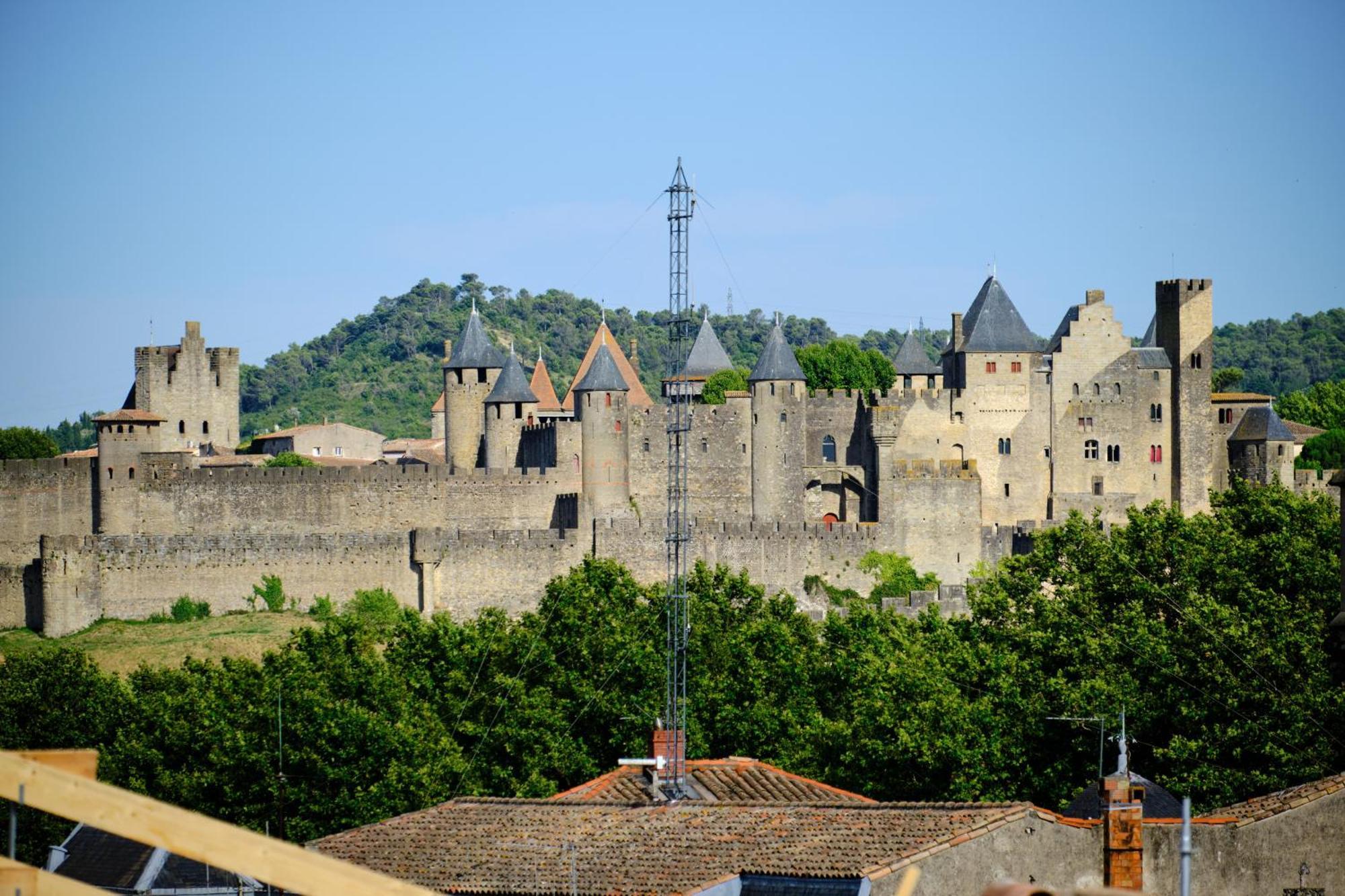 Appartamento Mon Toit Carcassonnais •Hypercentre •Terrasse •Vue Carcassonne Esterno foto