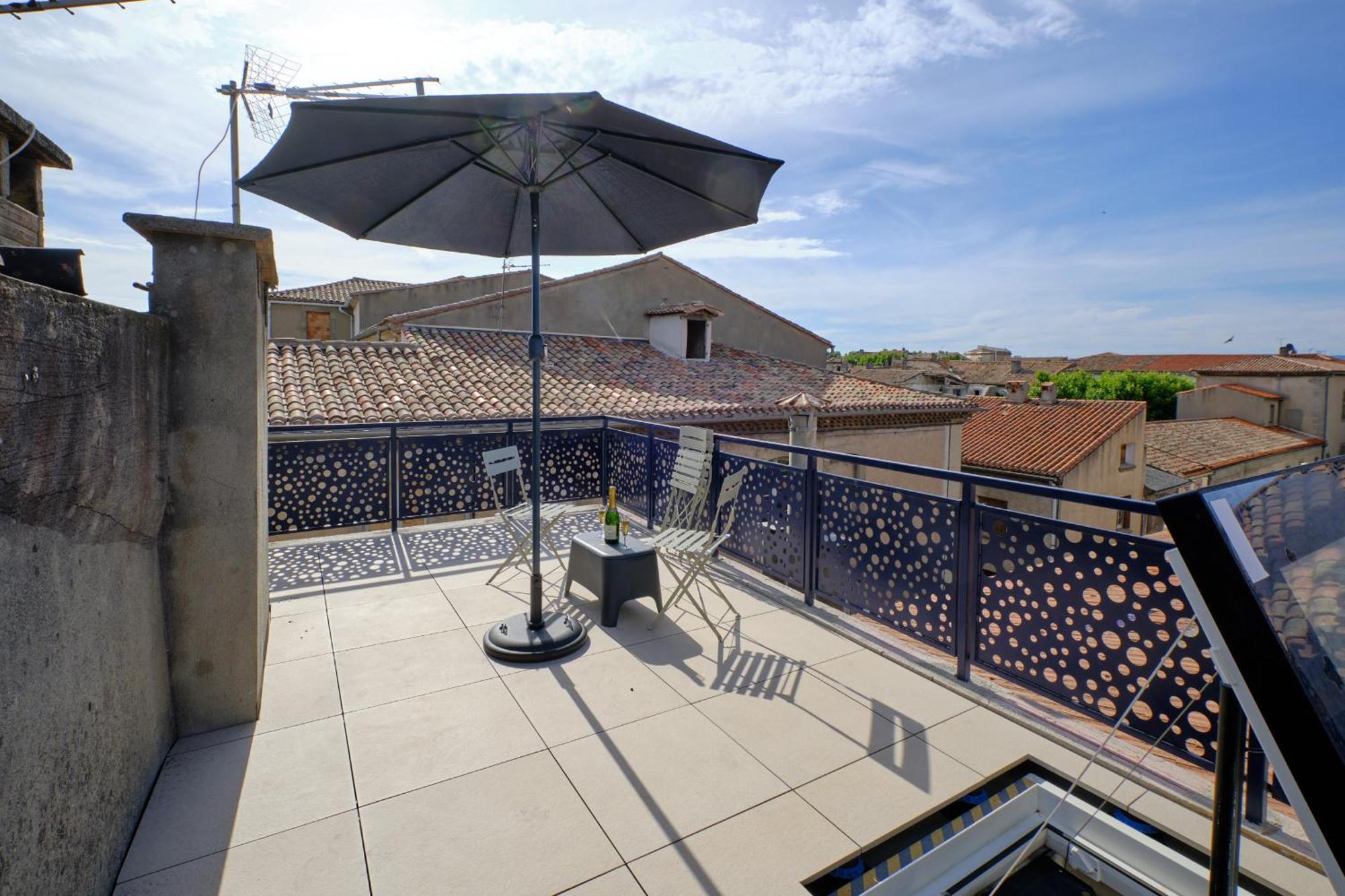 Appartamento Mon Toit Carcassonnais •Hypercentre •Terrasse •Vue Carcassonne Esterno foto